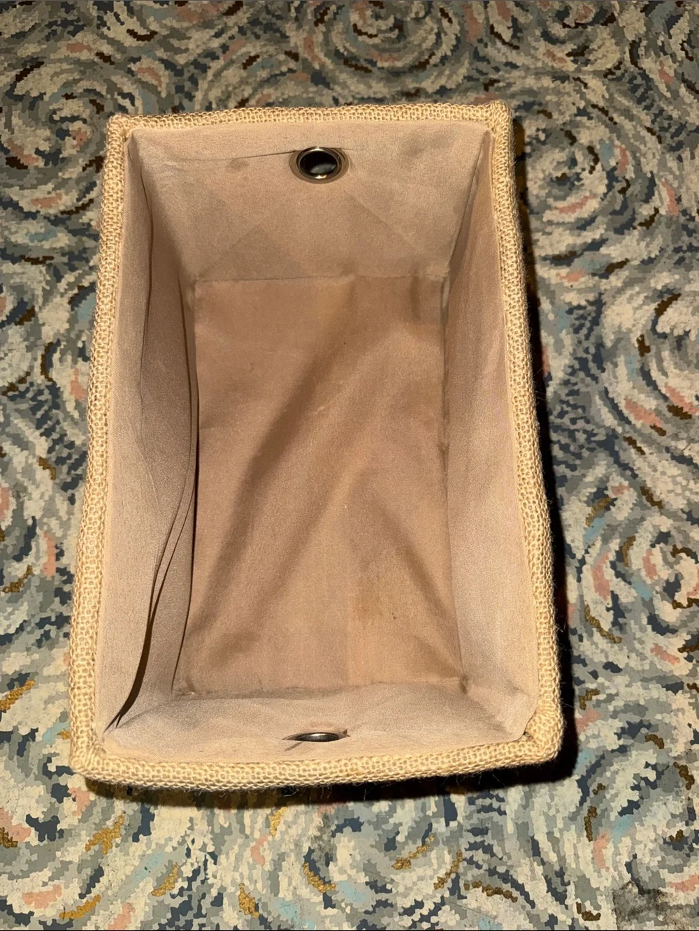 Burlap Basket